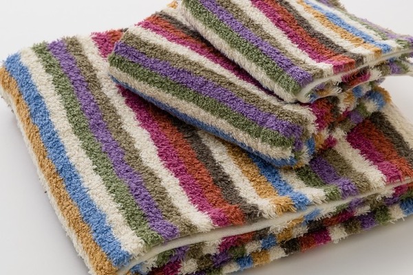 すごいタオルのストライプ（フェイスタオル）