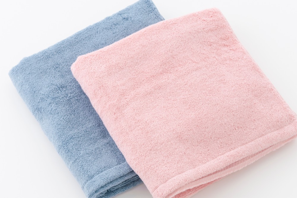 ブルーグレー・サーモンピンク