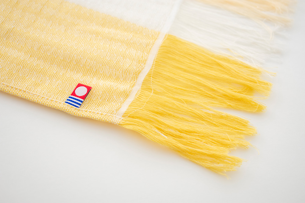 黄色×クリーム