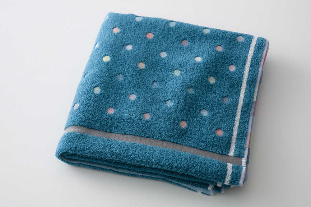 ターコイズ×ライトグレー