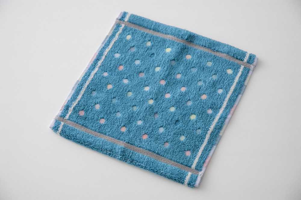 ターコイズ×ライトグレー