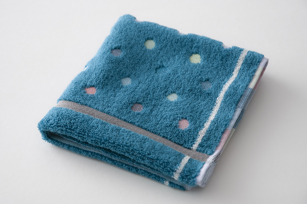 ターコイズ×ライトグレー