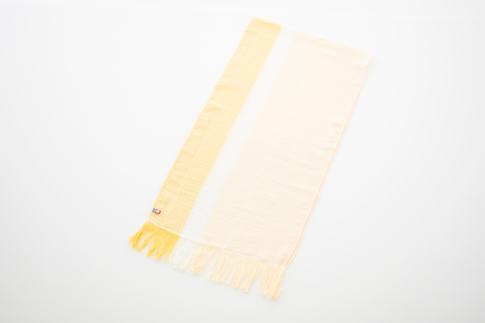 黄色×クリーム