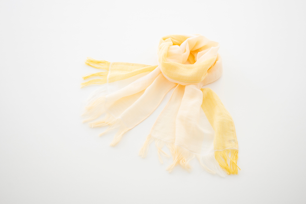 黄色×クリーム