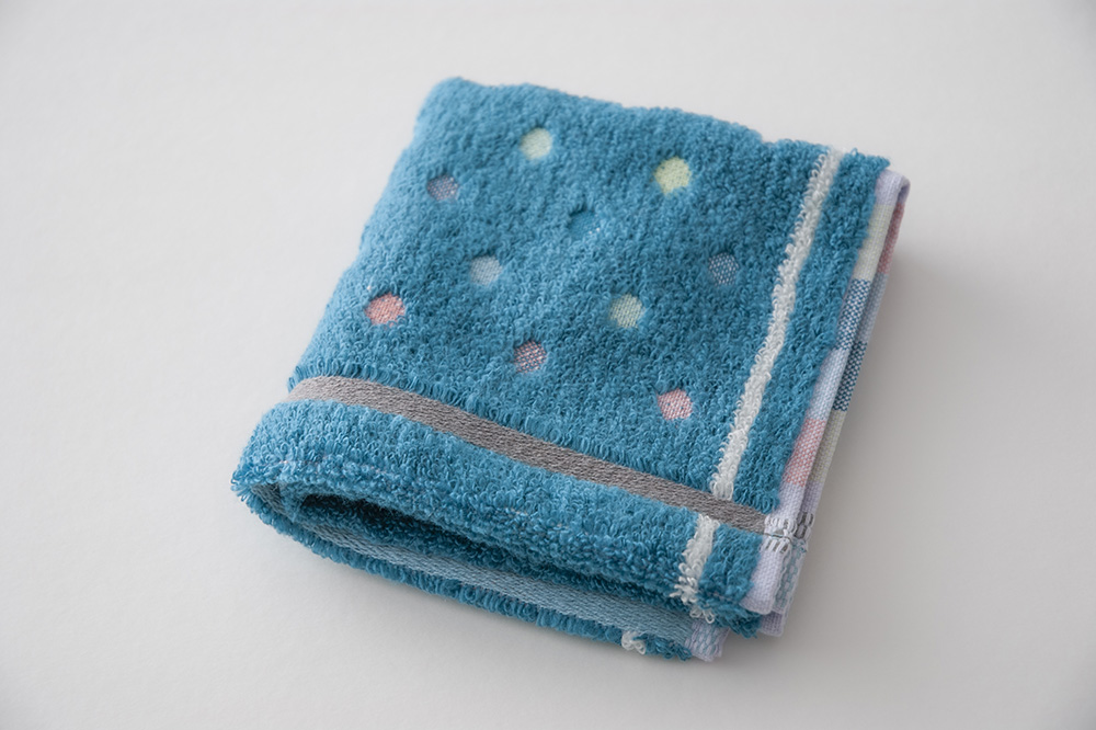 ターコイズ×ライトグレー