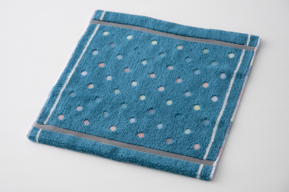 ターコイズ×ライトグレー