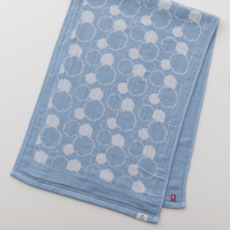 抜染手拭　雪輪