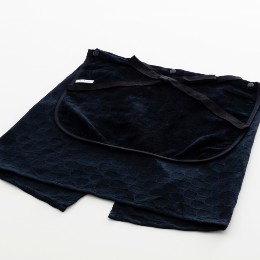 【idee Zora イデゾラ】ナチュラルタイム パイル ギャルソンエプロン(ショート)