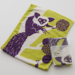 moritaMiW/タオル手ぬぐいコレクション　掴まるアイアイ姉妹