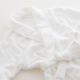 シャーリングバスローブ