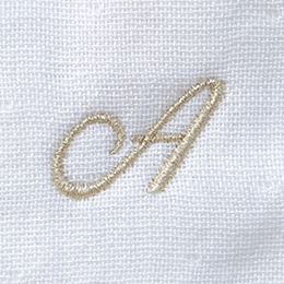 名入れ刺繍Ballantines Script