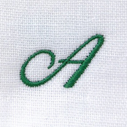 名入れ刺繍Ballantines Script