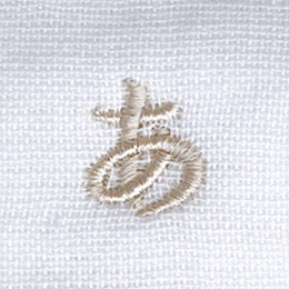 名入れ刺繍ネーム楷書