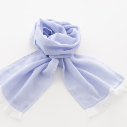 コットンガーゼマフラー（マフラー / パープル）