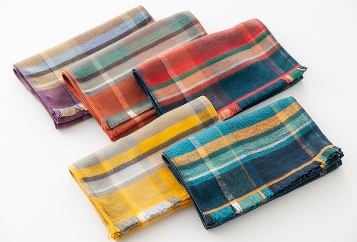 トラッドチェックマフラー